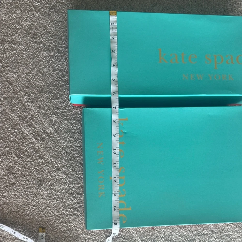 Kate Spade Turquoise Boxes with Gold Accents ♠️
